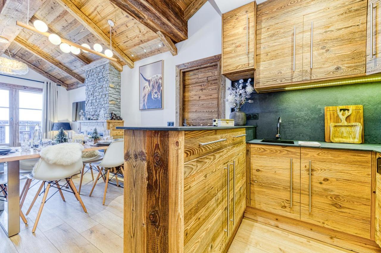 Appartement Style Chalet 5* Vue Mont-Blanc - Arc 1950 Les Arcs  Exterior foto